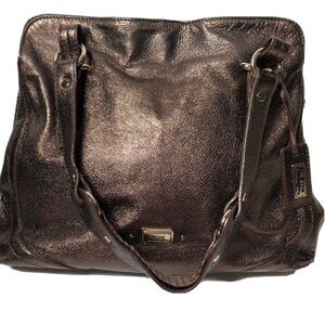 The Sak Metallic Brown Shoulder Bag